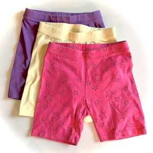Lot of three girls bike shorts - girls 8/M